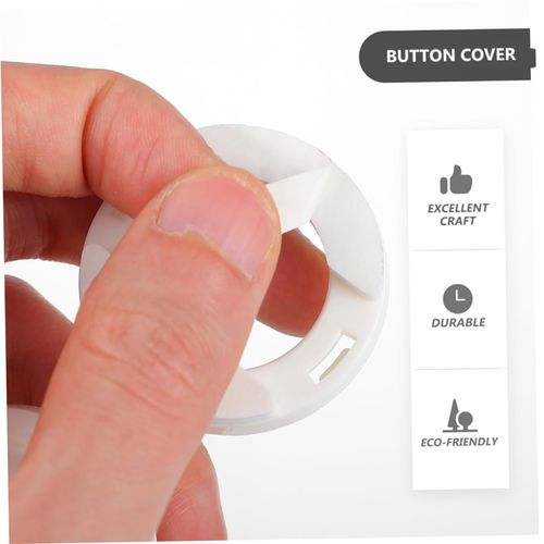 Anneome 3pcs Boy Girl Safety Button Covers Proofing Locks for Washing Machine Car Adhesive Design for Easy Installation Protective Button Covers for Safety