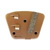 Bolt-on Diamond Floor Grinding Discs, Quarter Round PCD w/Seg, Clockwise