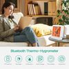 JJ Julie Japan Smart Thermo-Hygrometer, Bluetooth, High Precision, Smartphone Compatible, Smart Sensor, Data Storage Function, CSV Output Compatible, Square Backlight