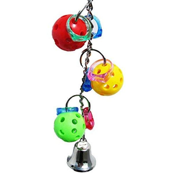 Bonka Bird Toys 1950 Jingle Balls Bird Toy Parrot cage Toys Cages Cockatiel Lovebird Parakeet