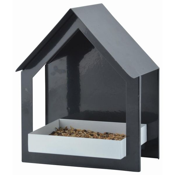 Esschert Design FB406 Series Anthracite Wall Bird Table