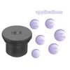 sourcing map Rubber Solid Plug Soft Flexible Stopper for 15-16mm Hole Black 3Pcs