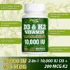 Vitamin D-3 & K-2 , 90 Softgels