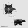 TUSITA Twist Lock Handlebar Stem Mount - Cycling