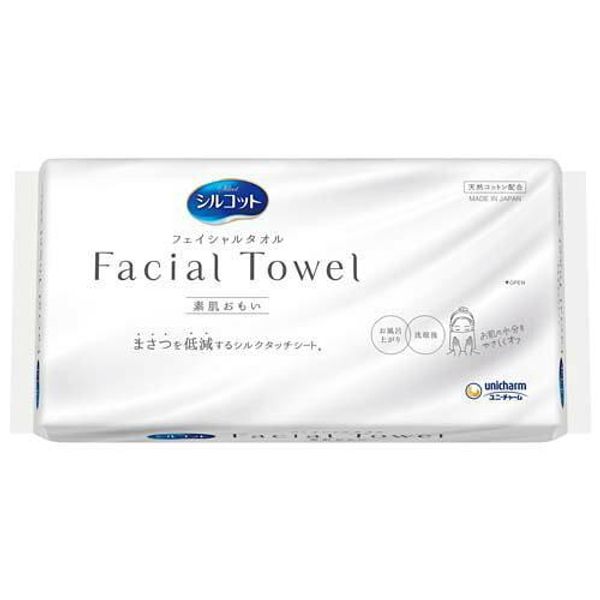 Unicharm Silcot Facial Towel Bare Skin 40 sheets Quantity: 24