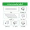 MOOITEK 3" 10Ft PVC Line Set Cover Kit for Ductless Mini Split Air Conditione...