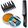 Bablo Pomade Strong Hold Comb with Mesh Comb, Hair Wax, Hair Straightening, Hair Grease