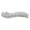 Faship Gorgeous Clear CZ Crystal S Shape Barrette Clip