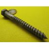 Galvanized Hex Head Lag Screw 3/8" Threads x 3.50" Length, 50 pcs