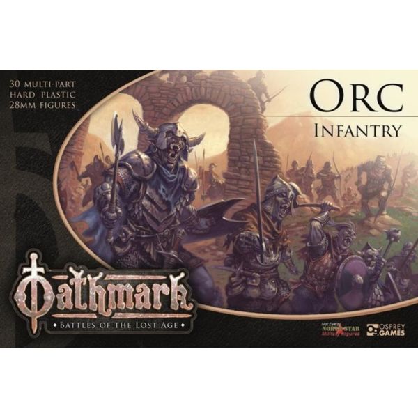 My Pet Elephant Orc Infantry, Plastic 28mm, Fantasy Miniature Wargame, Age 12+