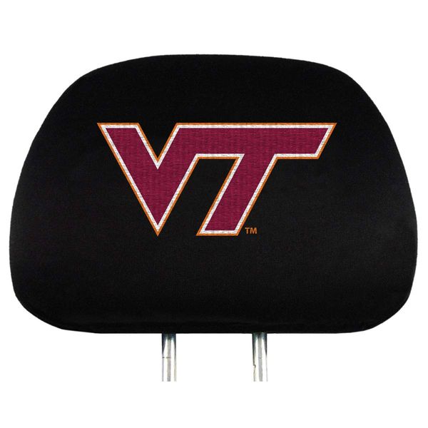 Virginia Tech Head Rest Cover Set, HRU075