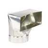 4" x 10" x 6" Galvanized Floor Ceiling HVAC Register Duct Boot Fitting 90° Bend