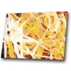 Yellow Red White Framed Abstract Canvas Wall Art Large Picture Prints