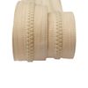 YaHoGa Pack of 2 63 cm Zip Plastic 5 mm Separable Zip for Jackets Beige