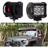 WOWLED Mounting Brackets for LED Work Light Bars, 2 Pack Universal Adjustable Mount Bracket Slidable for Most Work Lights Bar Pod Lights, Offroad Driving Work Lamp Light Bracket Mount 4x4