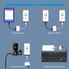 USB C SD Card Reader, 3-in-1 SD Card Adapter with SD MicroSD USB, Groodo Memory Card Reader MicroSD Card Reader Compatible with iPhone15 16/iPad/Mac/Laptop and More USB-C Devices