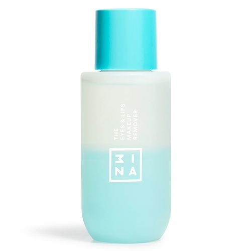 3INA The Eyes & Lips Makeup Remover - Extra Gentle Waterproof Make-up Remover for Sensitive Skin and Eyes - Alcohol Free Liquid Makeup Remover with Aloe Vera - Non Oily for Dry Skin - 3.38 Fl. Oz