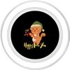 Cat Kitty Lovers Happy New Years PopSockets PopGrip for MagSafe