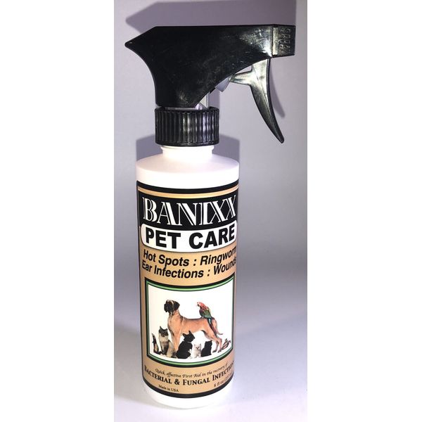 New Spray Nozzle Banixx Pet Liquid Spray 8oz-Brand New-SHIPS N 24 HOURS