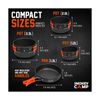 Camping Cookware Mess Kit Set with Stove - Backpacking Compact Camping Cookwa...
