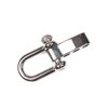 Gun Metal Adjustable Paracord Metal Shackle - 10 Pack