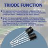 Innfeeltech 50 Pcs BJT Power Transistors Values 2N3906 PNP Power General Purpose Transistors