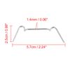 uxcell Motorcycle Fastener Spring Clip Replacement for Square Headlight Universal 10pcs