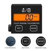 Small Digital Engine Tachometer Inductiv Chainsaw Replaceable Battery Waterproof Tachometer for Chainsaw Marine ATV Motorcycle UTV Engine