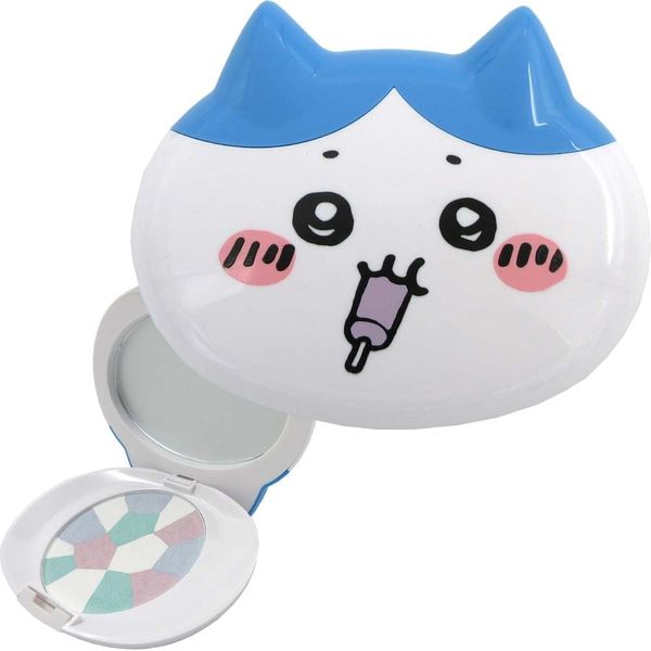 Hachiware Face Powder with Mirror, CW46275 Chiikawa Chiikawa Cute Petit Pla Nagano Makeup Korean Makeup, Shiny Skin, 3D Feel, Transparency