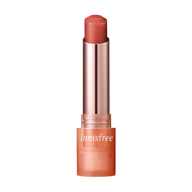 innisfree Dewy Tint Lip Balm: #3 Love Beige, Natural Glossy Finish, Infused with Jeju Camelia Seed Oil, Ceramide, and Hyaluronic Acid