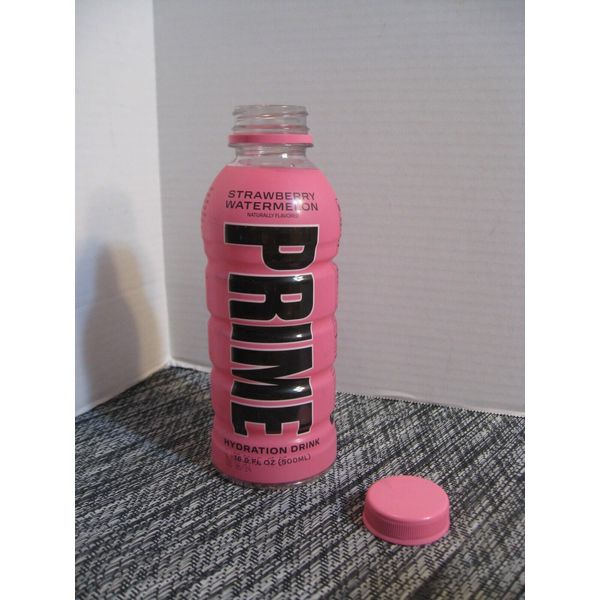 Prime Hydration Drink Beverage - Logan Paul- EMPTY Bottle- Strawberry Watermelon