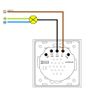 C701DR-11 Wireless Dimmer Light Switch Touchscreen White/Black/Grey/Gold