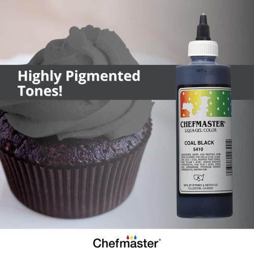 Chefmaster Liqua-Gel Food Color, 10.5-Ounce, Black
