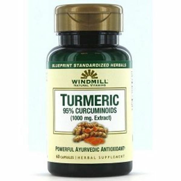 Turmeric Curcumin 1000 mg 60 Count By Windmill Health