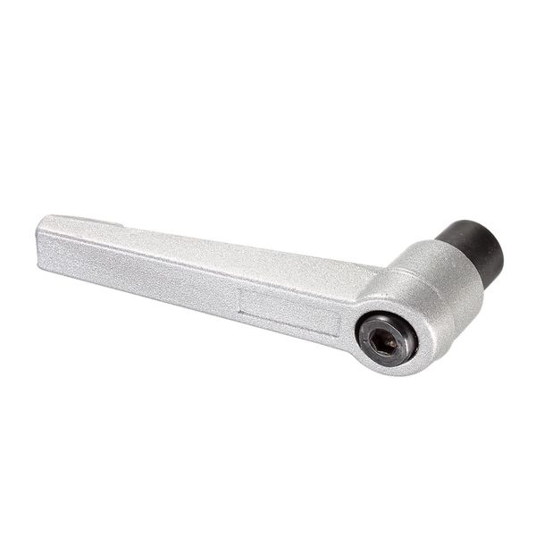 METALLIXITY Adjustable Clamp Handle M8x72mm 1pc Metal Female Push Button Ratchet Level Handle for Lathe Machinery Industrial Equipment Silver