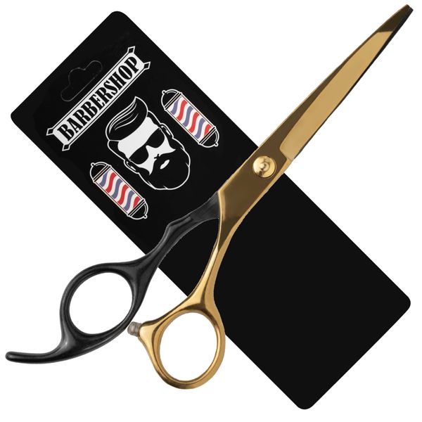 Barber Shop Extra-scharfe Friseurschere für perfekte Haarschnitte aus rostfreiem Stahl 6 Zoll handgeschärft hohe Qualität Premium Haarschere Friseurschere hairdresser scissors