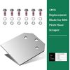 Monkey King Bar-SDS Plus Floor Scraper Replacement Blades Repair kit for 4-in Wide Removal Chisel Tool