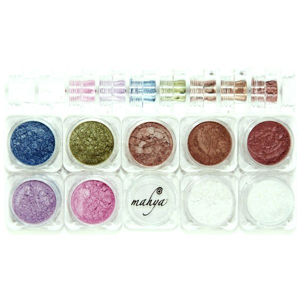 MAHYA 100% Pure Mineral Makeup Eyeshadow 9 Stack MultiPurpose-Wellness BEST DEAL