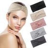 5 Pieces Women Headband, Twisted Head Wrap Elastic Turban Headband Stretch Knitted Cotton Headband for Women Girls (5 Colors)