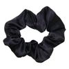 Satin Life Black Lightweight Satin Scrunchies (5 Pack)