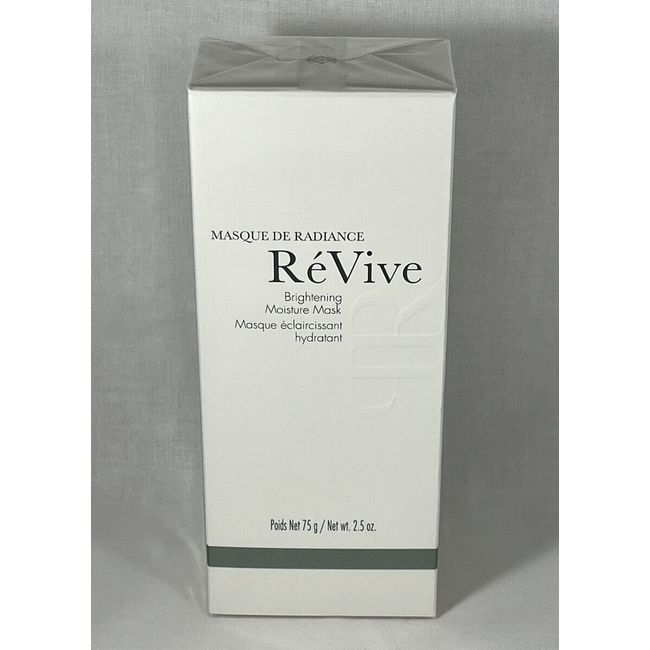 ReVive MASQUE DE RADIANCE Brightening Moisture Mask 75g / 2.5 Oz NEW SEALED BOX