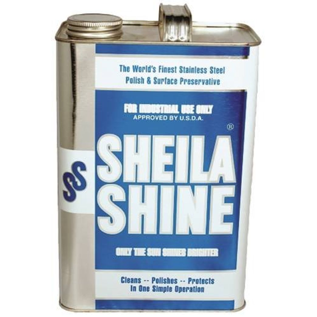 Sheila Shine Low VOC Stainless Steel Cleaner and Polish, 1 gal Can,  4/Carton