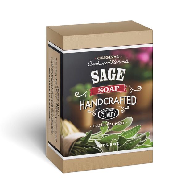 Sage Soap Handmade Bar - American Made All Natural Soap