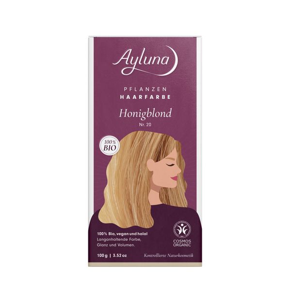 Ayluna Plant Hair Colour 100 Hair Colour 20 Honey Blonde