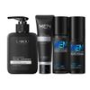 Face Care Men, Gifts for Men, Skin Care Set, Skin Care Set, 4-Piece Skincare Men - Moisturising Cream, Face Cleansing, Toner and Tone-Up Cream