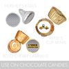 Under Construction Party Favor Stickers - 180 Labels