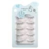CLEAREYELASH natural False Eyelashes, Natural, 3D Sculpted, Matsuek Construction, 5 Pairs, N08 Wink
