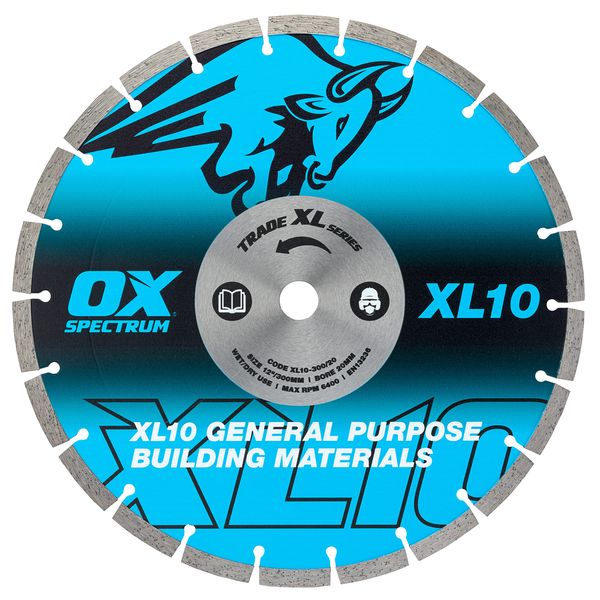 OX Trade XL-10 Segmented Diamond Blade - General Purpose - 230/22.23mm