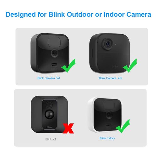 All-New Blink Outdoor Camera Surveillance Mount, 3 Pack Weatherproof Protective Housing and 360 Degree Adjustable Mount with Sync Module 2 Mount (Blink Camera are Not Included)
