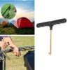 eKuatao 2PCS T-Hook Trampoline Spring Pull Tool Tent Peg Puller for Jumping Trampoline Spring Installation Disassembling
